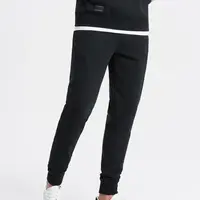 Ombre BASIC men's cotton sweatpants joggers - black