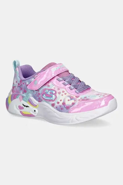 Dětské tenisky Skechers UNICORN DREAMS - HEART SPARKL