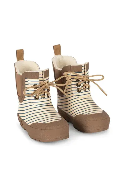 Dětské holínky Konges Sløjd THERMO BOOTS PRINT béžová barva, KS103543