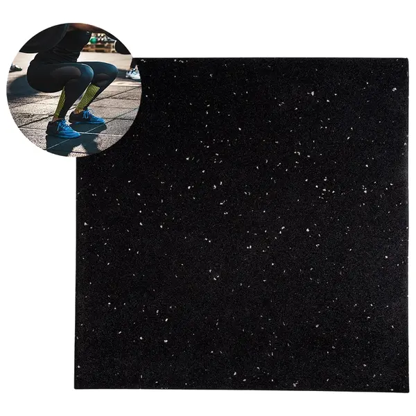 Zátěžová podložka inSPORTline Proteko II 50x50x3 cm černo-šedá