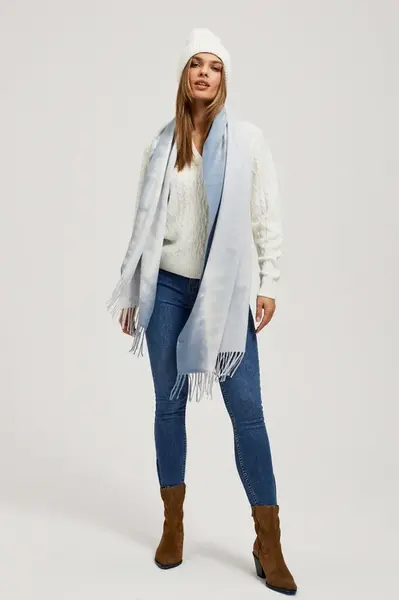 Marisse Scarf With Delicate Fringes