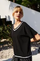 Marisse Women's T-Shirt L-Ts-4753 Black