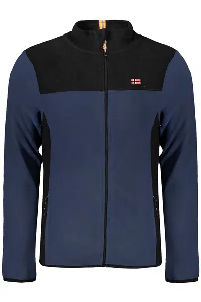 NORWAY 1963 MEN'S BLUE ZIP-UP SWEATSHIRT
