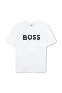 BOSS  Dětské bavlněné tričko