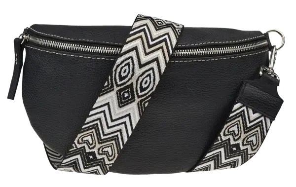 NovaKabelka.cz Reni Grande Nera s přídavným popruhem XXV