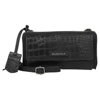 Dámská kožená crossbody kabelka s peněženkou Burkely Ziza - černá