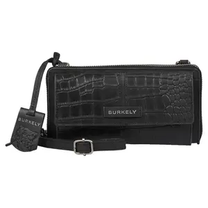 Dámská kožená crossbody kabelka s peněženkou Burkely Ziza - černá