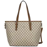 Trendy dámská koženková kabelka na rameno Elina, hnědá