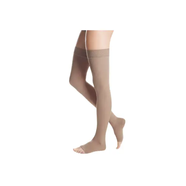 Kompresné nadkolienky bez špičky s lemom II. komp.trieda - 5N