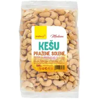 Wolfberry Kešu pražené solené orechy pražené solené 500 g