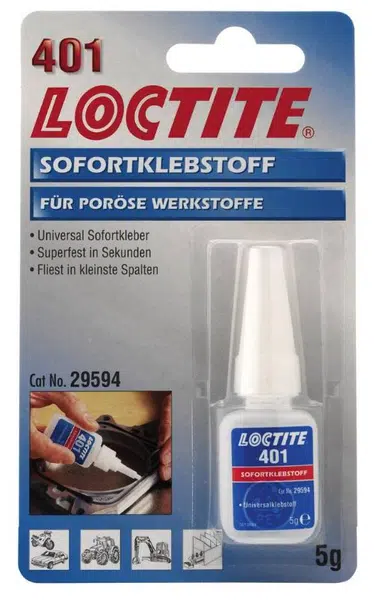 Vteřinové lepidlo, univerzální, 5 g - Loctite 401