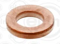 Elring Těsnění pod vstřikovače diesel common rail 7 x 13,8 x 1,85 mm, měděné Velikost: 7x12.3x2 mm