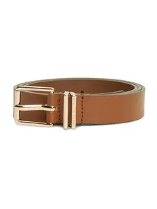 TOMMY HILFIGER Opasky 'Buckle Logo Keeper'  koňaková