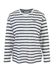 Pepe Jeans Tričko 'Marlen'  tmavomodrá / prírodná biela