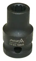 Hlavice nástrčná úderová 1/2" 27 mm, 12hranná - ASTA Velikost: 8 mm