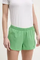 Sportovní šortky Peak Performance Trail Light dámské, zelená barva, high waist, G80231
