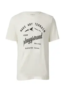 s.Oliver Tričko  čierna / biela