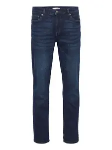 !Solid Džínsy 'SDRyder'  modrá denim
