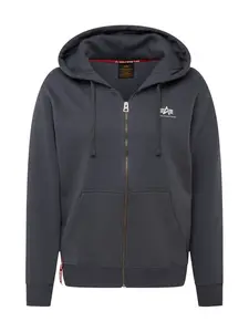ALPHA INDUSTRIES Tepláková bunda  tmavosivá