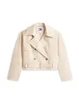 Tommy Jeans Prechodný kabát  béžová