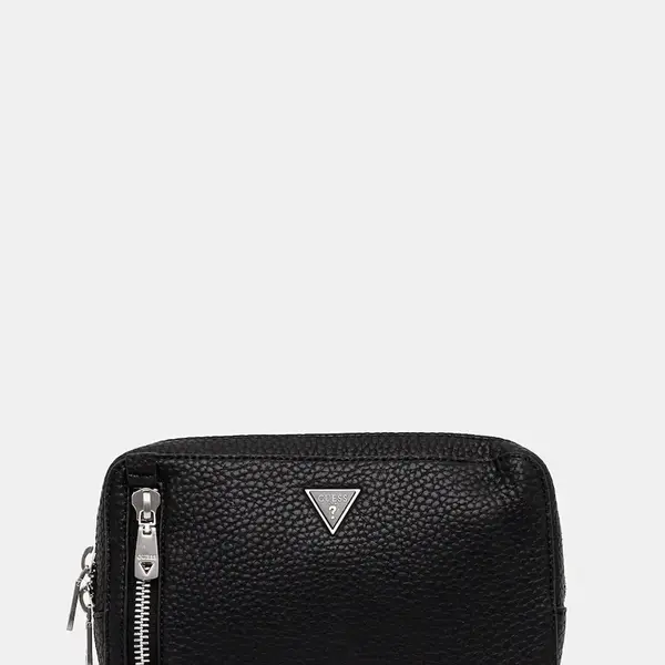 Ledvinka Guess TORINO černá barva, HMTOGR P5221