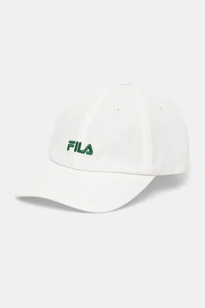 Bavlněná baseballová čepice Fila Faridokt béžová barva, s aplikací, FCU0139
