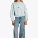 Dětská mikina Tommy Hilfiger modrá barva, s potiskem, KG0KG08559