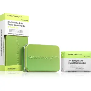 Carbon Theory Supacylic Max Facial Cleansing Bar čisticí mýdlo na obličej s kyselinou salicylovou 80 g
