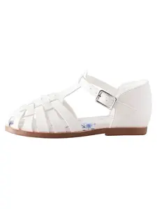 Next Sandále  azúrová / biela