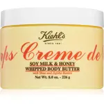 Kiehl's Creme de Corps Soy Milk & Honey Whipped Body Butter telové maslo s bambuckým maslom 226 g