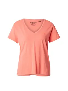 Superdry & Co Tričko 'Studios'  koralová