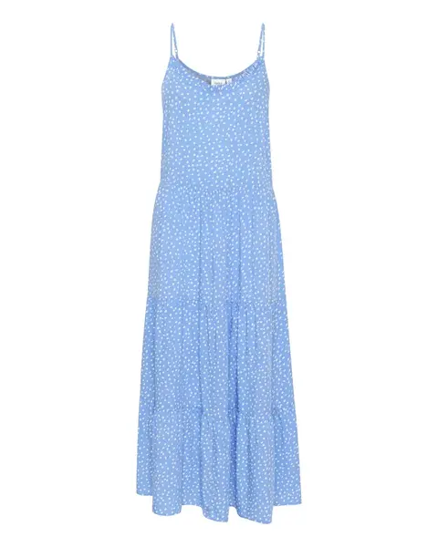 SAINT TROPEZ Šaty 'Eda'  modrá denim / biela