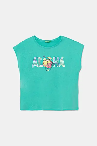 Dětské bavlněné tričko United Colors of Benetton