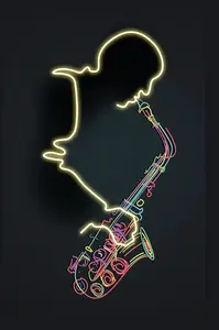 LED dekorace na zeď Palais Royal 80 x 120 cm
