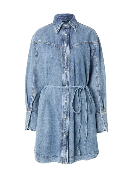 BOSS Košeľové šaty  modrá denim