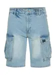 Petrol Industries Rifľové kapsáče  modrá denim