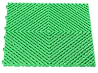 Plastová dlaždice, perforovaná, modulární, 40 x 40 x 1,8 cm, šedá barva - Procarosa Barva: zelená