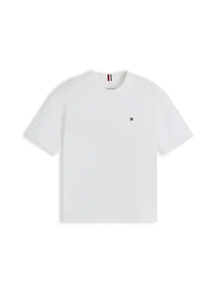TOMMY HILFIGER Tričko 'Back Logo Graphic'  modrá / námornícka modrá / červená / biela