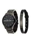 ARMANI EXCHANGE Analógové hodinky  čierna