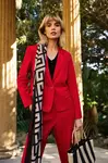 Marisse Women's Jacket L-Mr-4609 Red