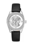 DKNY Analógové hodinky 'Chambers'  čierna / strieborná