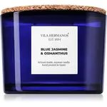 Vila Hermanos Apothecary Cobalt Blue Blue Jasmine & Osmanthus vonná svíčka 350 g