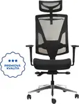 MERCURY Ergonomická kancelárska stolička OAMA ERGO, čierna