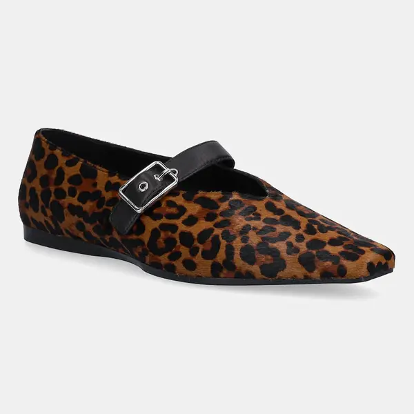 Kožené baleríny Vagabond Shoemakers WIOLETTA hnědá barva, 5901-161-94