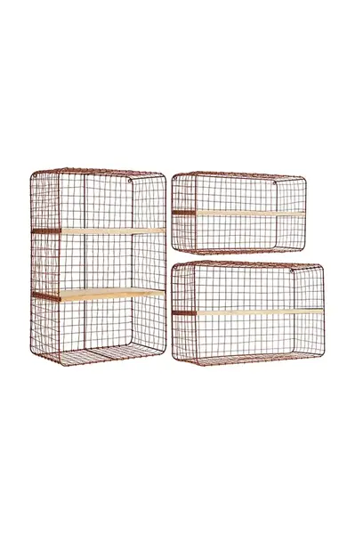 Nástěnná police Madam Stoltz 3-pack