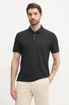 Polo tričko Calvin Klein černá barva, LV04LB220G
