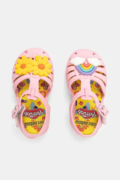 Sandály Melissa POSSESSION + PLAY DOH růžová barva, M.35987