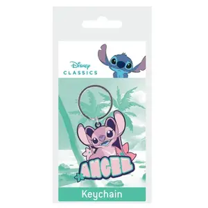 Lilo a Stitch gumová klíčenka Angel