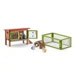 Schleich Set králíkárna se zvířátky a příslušenstvím