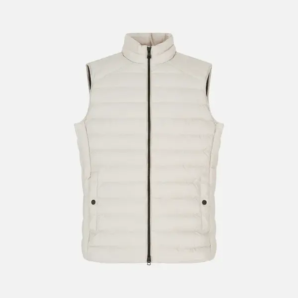 Black men's down vest Geox Kennet - Men's